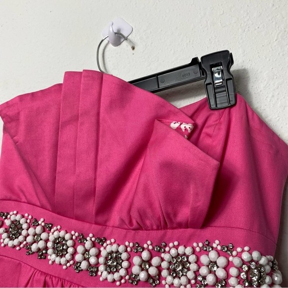 LILLY PULITZER Crystal Dress Hotty Pink Size 4 - Picture 6 of 9